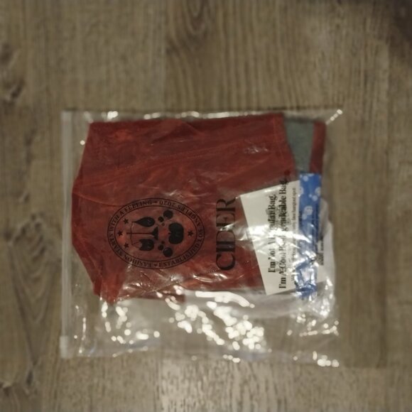 CIDER Red Velvet Corset Top - Bustier Crop Top - Zipper Back - Picture 3 of 3